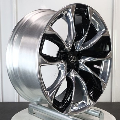 LEXUS LC500 21X9.5 REAR 21 INCH BLACK / POLISHED WHEEL 74362 RIM