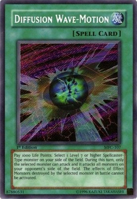 Diffusion Wave-Motion MFC-107 Secret Rare 1st Edition Yugioh MP