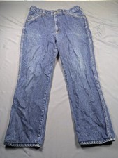 Vintage Branders Dickies Jeans Mens 34x29 Blue Relaxed Fit Straight Leg Fade 90s