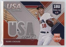 2020 Elite Extra Edition USA Baseball Material Orange 183/199 Hans Crouse 0ug5