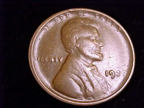 1922  Lincoln Cent, Weak Reverse,  Fine Grade