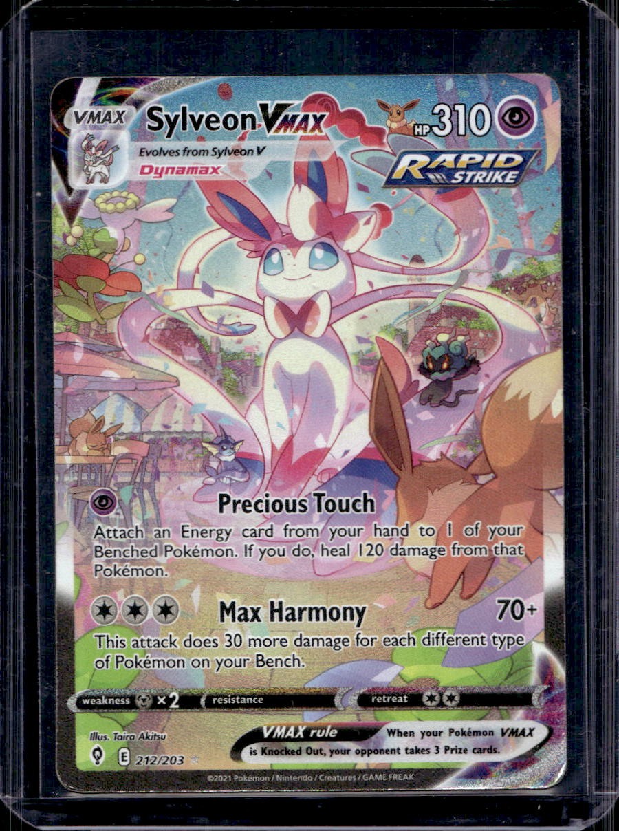 Sylveon VMAX (Alternate Art Secret) SWSH07: Evolving Skies #212/203 MP