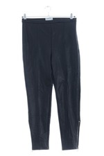 BERSHKA Pantaloni in ecopelle Donna Pantalone Taglia IT 44 nero stile casual