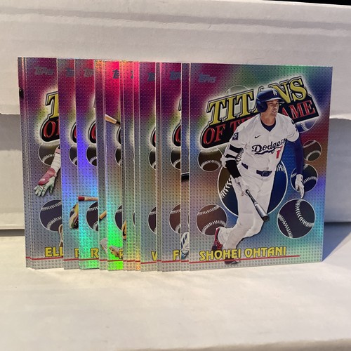 2026 Topps Series 1 Titans Of The Game Insert Complete Set 1-20 Anthony Shohei
