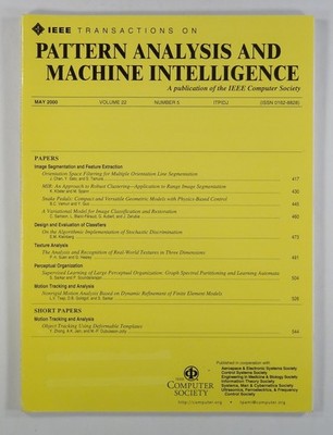 2000 IEEE MACHINE INTELLIGENCE v22#5 computer vision 3D MODELING video analysis