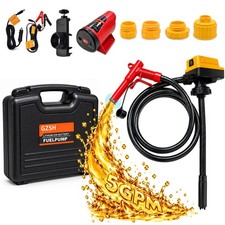Cordless Pump 12V 18V Fuel Transfer Pump Auto Shut-Off Nozzle Hoses For Pickup