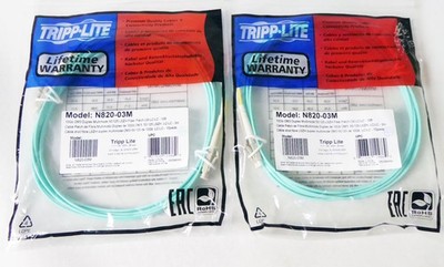 2 x TRIPP Lite Patchkabel 10GB OM3 Multimode 50/125 LSZH Fiber Patch CbI LC/LC-