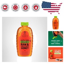 32oz Raw Unfiltered Organic Honey - Ideal Sweetener for Foods Drinks