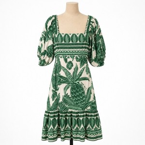 farm rio green pineapple dress Forest Green Wrap Front Empire Waist Maxi Dress – PinkBlush main image 1