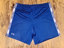 Under Armour Football Shorts Navy Blue XL Rare Vintage Workout Lacrosse