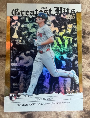 Roman Anthony [Gold Foil] #GH-26 2026 Topps Greatest Hits card
