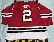 Duncan Keith Auto Autographed Custom Hockey Jersey JSA size XL