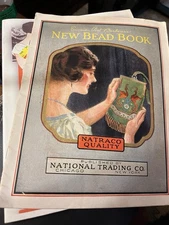 Two Pattern Books For Beaded Bags & Chains With Knitting And Crochet