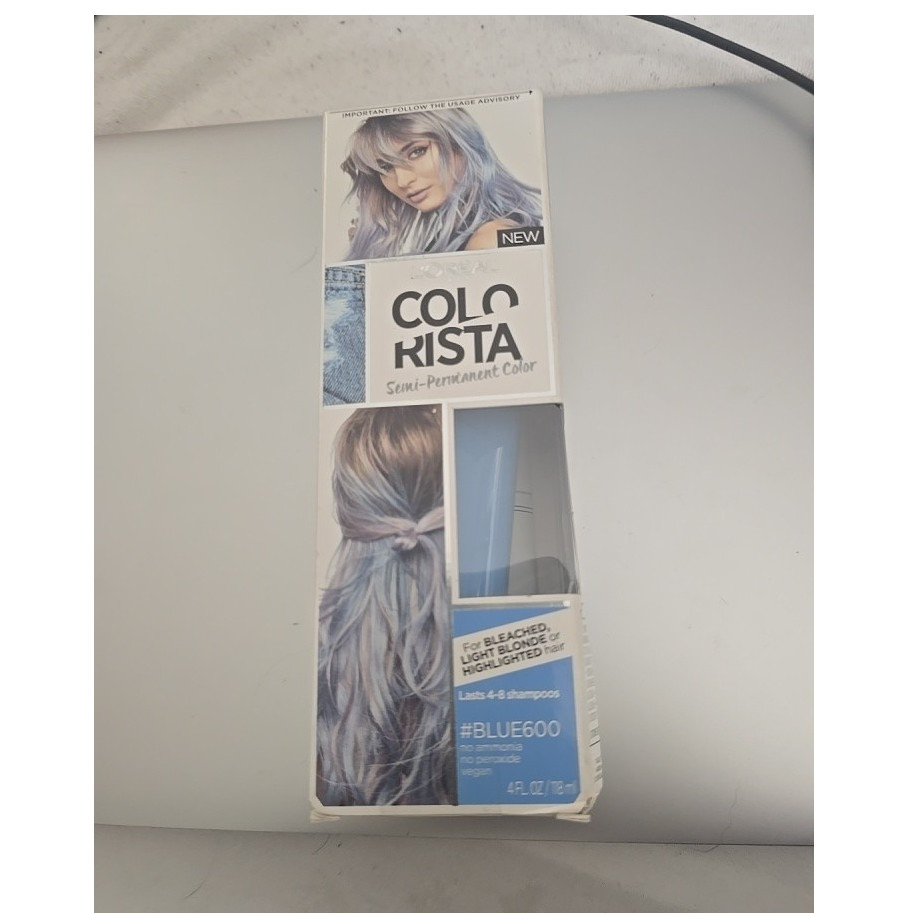 Ista Semi-permanent Hair Dye Blue600 Ammonia-free Vegan 4 Fl