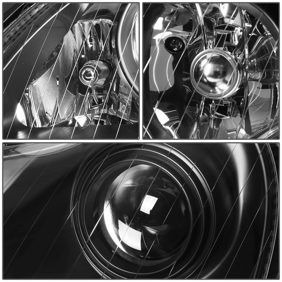 JUEGO FAROS PROYECTOR CARCASA NEGRA PAR MERCEDES CLASE S W220 2000-2006 Foto 3 de 4