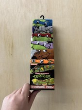 Nickelodeon TMNT Teenage Mutant Ninja Turtles Socks Mens 10-13 6 Pair Crew