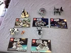lego star wars microfighters Lot 75029 75030 75031 75032 75033 Incomplete Parts