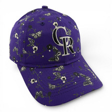 New Era Colorado Rockies MLB Floral Butterfly 9Twenty Women's Adjustable Dad Hat