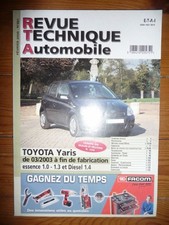 Revue technique Toyota YARIS