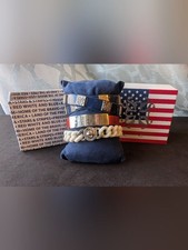 Rustic Cuff Patriotic Red, White, & Blue Mult...