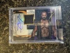 Topps WWE Drew McIntyre Autographed Turnbuckle Pad Relic Card 13/25