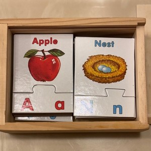 Melissa & Doug Alphabet Puzzle Cards Kid OS Multi Excellent Educational 26 Cards