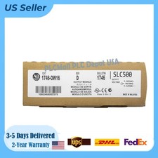 New Factory Sealed AB 1746-OW16 SLC 500 SerD Output Module US Free Tax