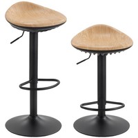 Barhocker 2Er Set Drehbar HöHenverstellbar Barstuhl Mit FußStüTze