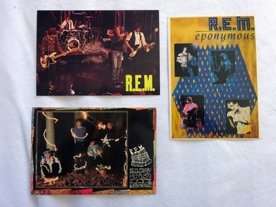 6 R.E.M. Postkarten postcard Michael Stipe