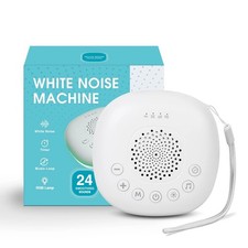 White Noise Sound Machine with 24 Soothing Sounds, Night Light, Rechargeable