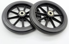 Rollator walker replacement wheel,6 inch Caster Wheel,front and rear Black