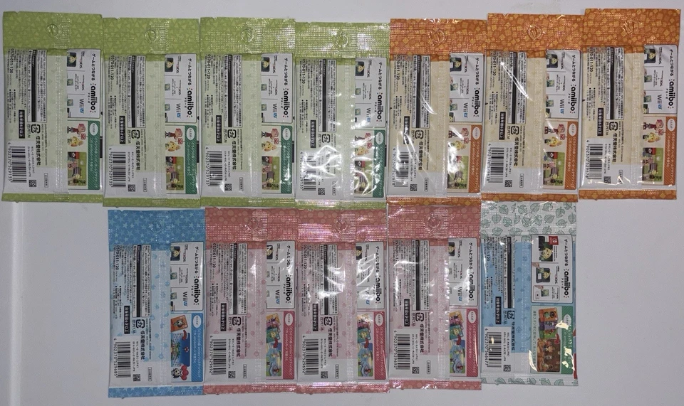 Nintendo Japonés Animal Crossing Tarjetas Amiibo Serie 1-5 Pack Lote De 12 Foto 2 de 2