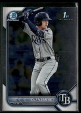 2022 Bowman #BCP-10 Curtis Mead Chrome Prospects