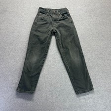 Vintage Wrangler Authentic Jeans Boys 10 Slim Green Straight Leg Made in USA