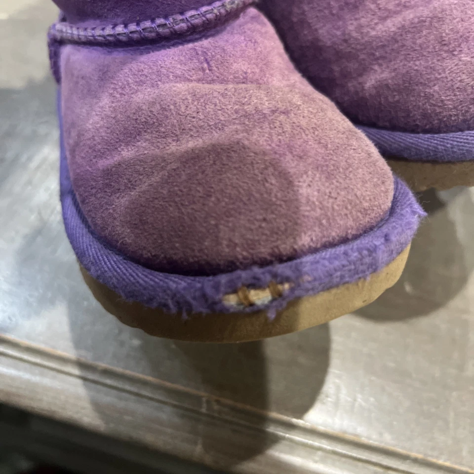 UGG Bailey Bow II Purple 1017394T , Toddler 7 - Image 2 of 4