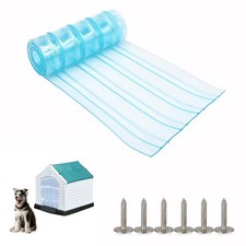 Dog Door Replacement Flaps, Safe PVC Plastic Vinyl Strip for Dog House Cat Do...