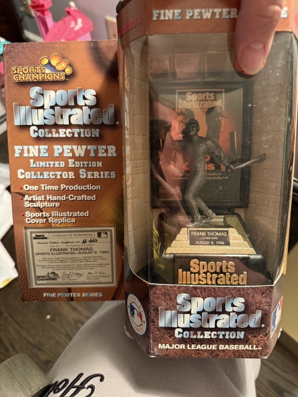 1994 Sports Illustrated Fine Pewter Sculpture Series 1 Frank Thomas