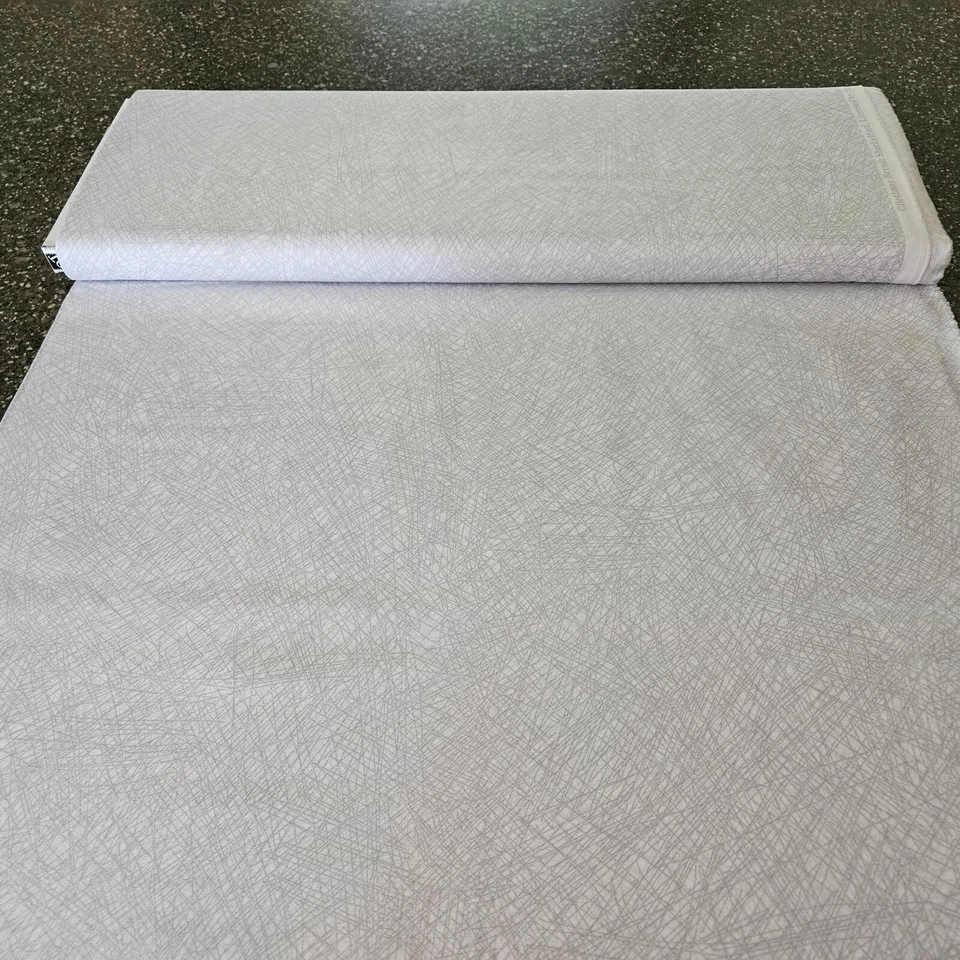 25" Amboseli Bethany Shackleford QT Elephant Skin Print Gray on White - Image 3 of 3