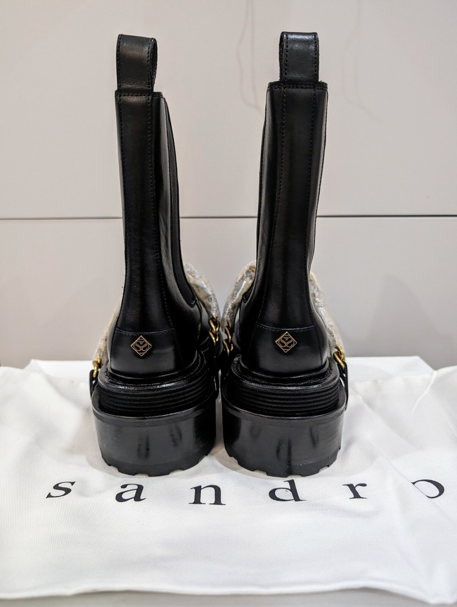 【SANDRO】スエード アンクルブーツ sandro(サンドロ) ブーツ(レディース) - 海外通販のBUYMA