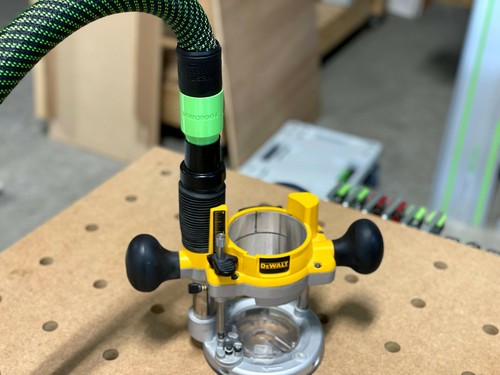 Dewalt Plunge Router Hose Adapter for 