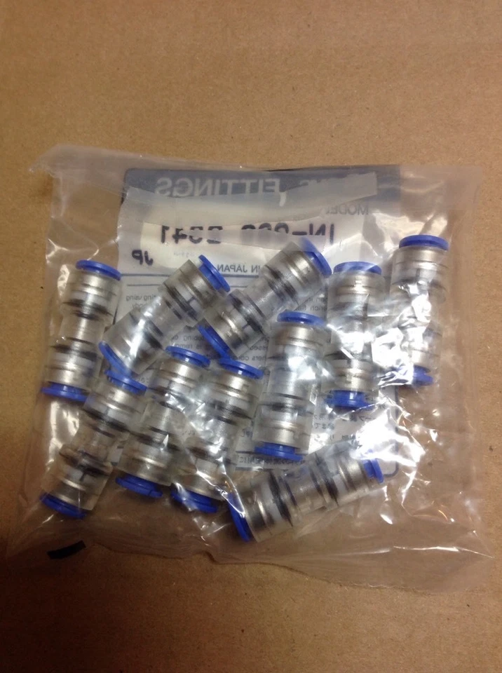 SMC Air Blown Fiber Clean Fittings DE08MC2 (IN-289-2341) Bag Of 10 - Image 2 of 2