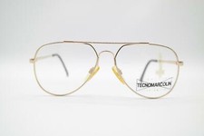 Vintage Marcolin 6144 Gold Oval Eyeglasses Frame NOS