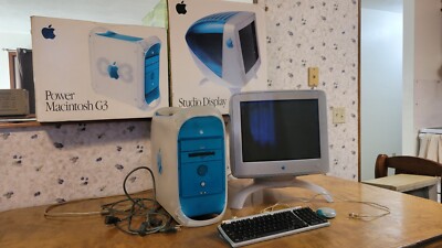 Apple PowerMac G3 Yosemite + 17 Studio Display, Boxes, Original