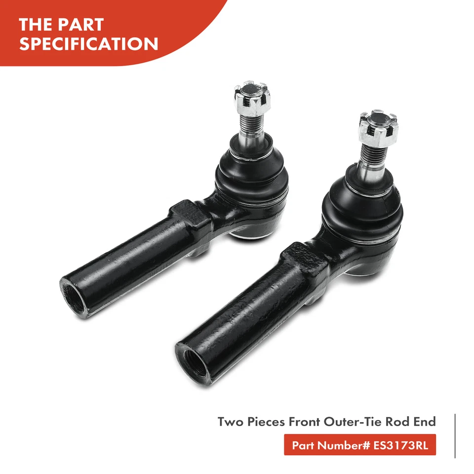 3x Nuevo kit de extremo de barra de acoplamiento y cremallera para Dodge Neon 2001-2005 Chrysler delantero Foto 3 de 4