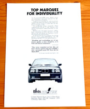 HARTGE BIRDS CONVERSION BMW 3 5 7 SERIES - FRAMEABLE ORIGINAL CLASSIC CAR ADVERT