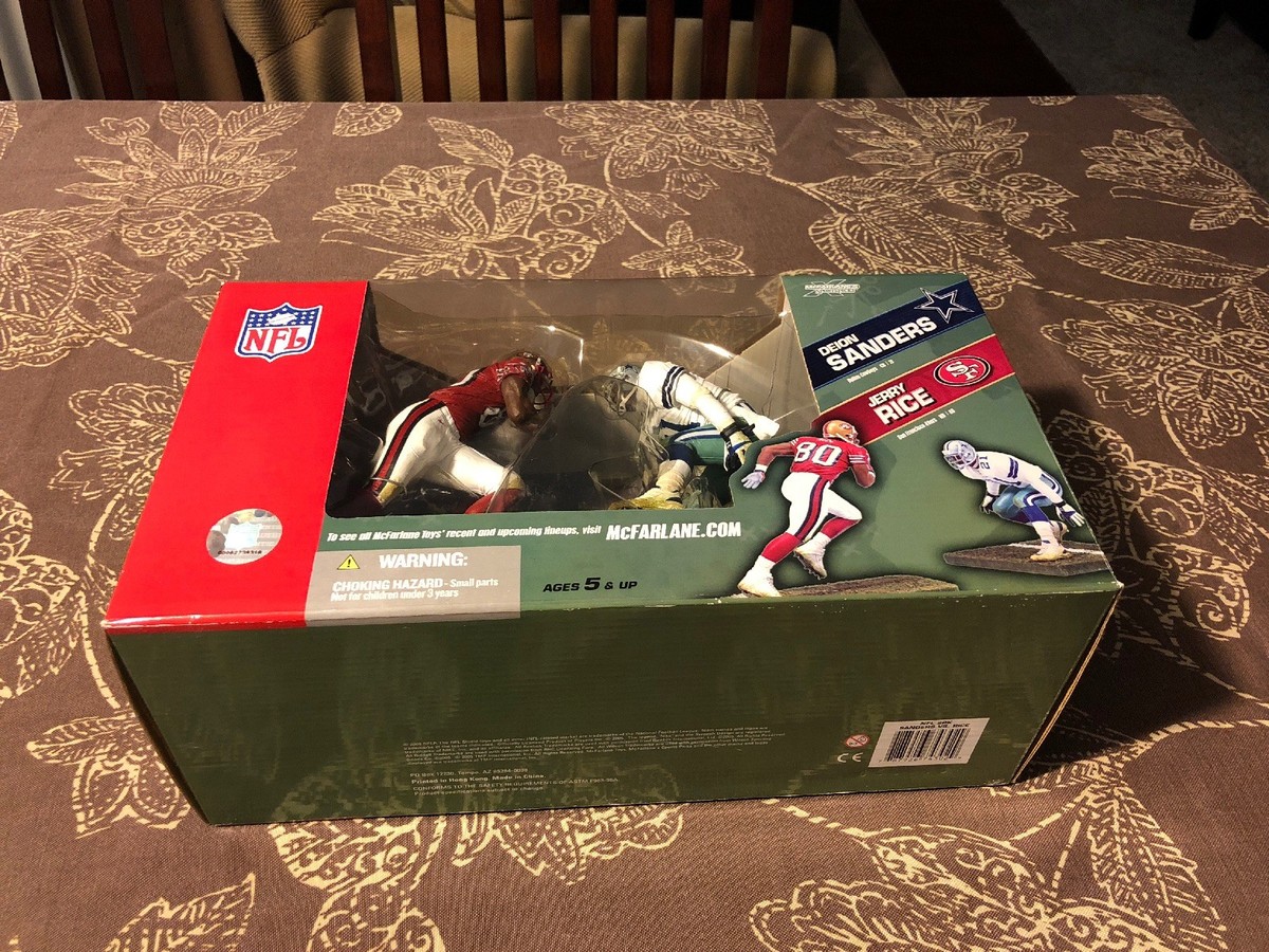 2005 McFarlane NFL 2 Deion Sanders vs Jerry Rice Cowboys- 49ers | eBay