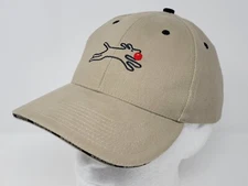 Namasco Dog w/ Ball Tan Adjustable Hat Cap - Vitronic - Vintage