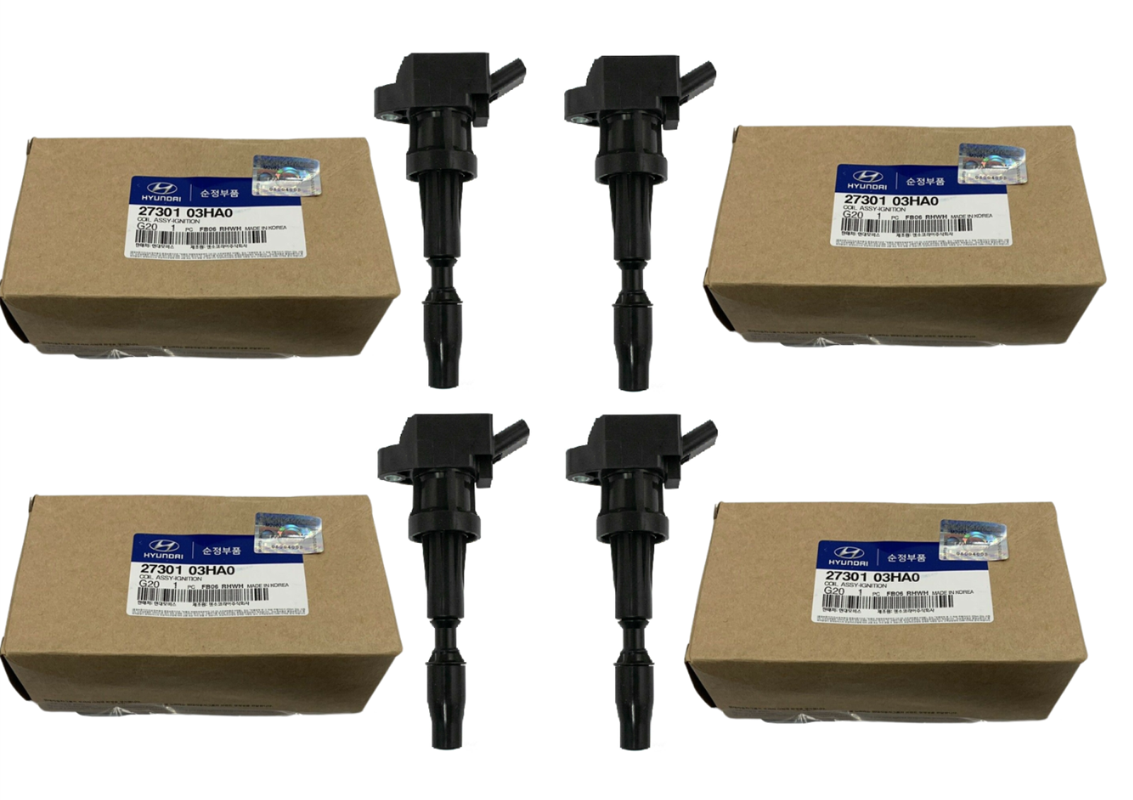 ⭐GENUINE⭐ Set of 4 Ignition Coil for Hyundai Ioniq 1720 2730103HA0 eBay