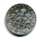 1962 D Roosevelt Dime US 10 Cent U.S America SILVER UNITED STATES 10c Coin #7825 — photo 2