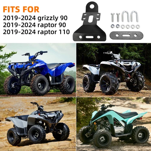 Enganche de remolque Raptor 90 Yamaha/Grizzly 90 2019-2023 con accesorios de montaje - Imagen 1 de 12